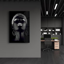 Wallity Pintura Decorativa de Vidrio Templado 70 x 110 cm Multicolor